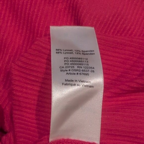 Artizia Sunday Best Hot Pink Addy Bodycon Ribbed Mini Dress - Picture 5 of 5